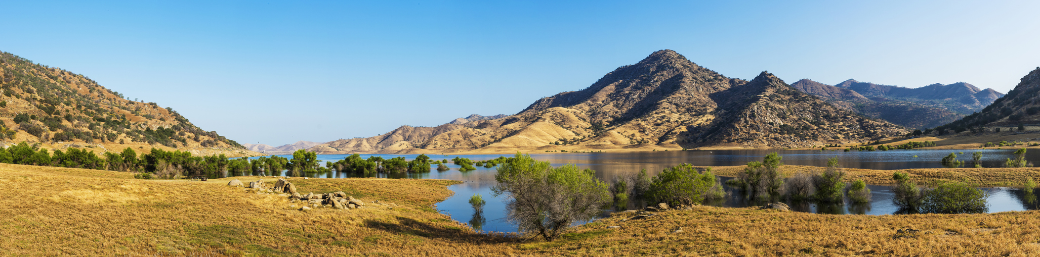 Shown is the valley surround Kaweah Lake, which was nearby the home of Cecile and Mary.